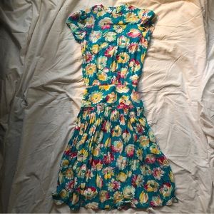 Vintage Floral Dress